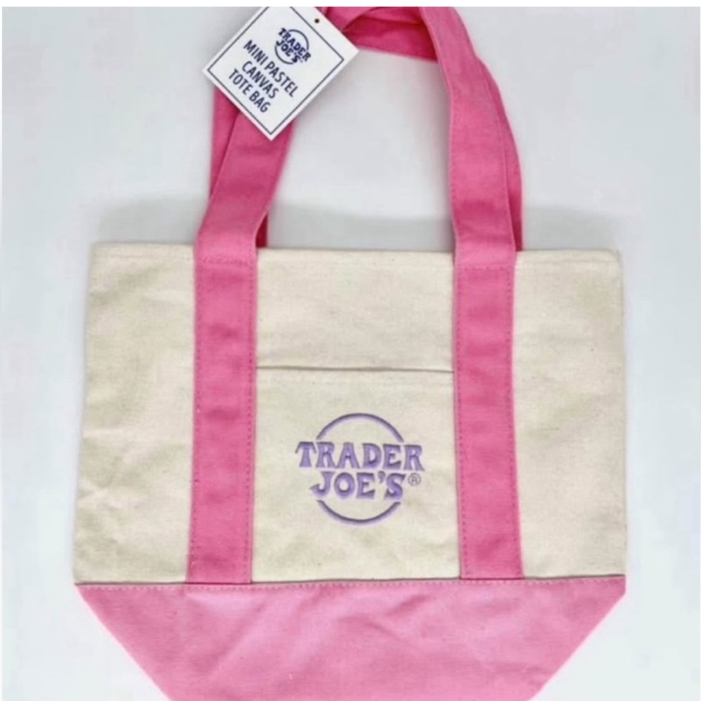 Pink and Cream Tote Bag